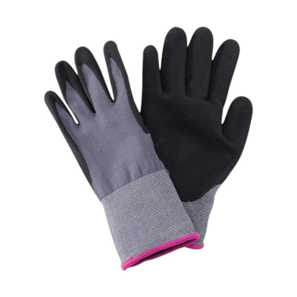Kent & Stowe Pink Premium Seed & Weed Gardening Gloves Ladies Medium Water-Resistant Comfort Fit