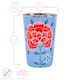 image 4 of BillyCan Hand-Painted Picnic Water Jug with 400ml Multicolour Cups - 1.7L - Carbon Peony