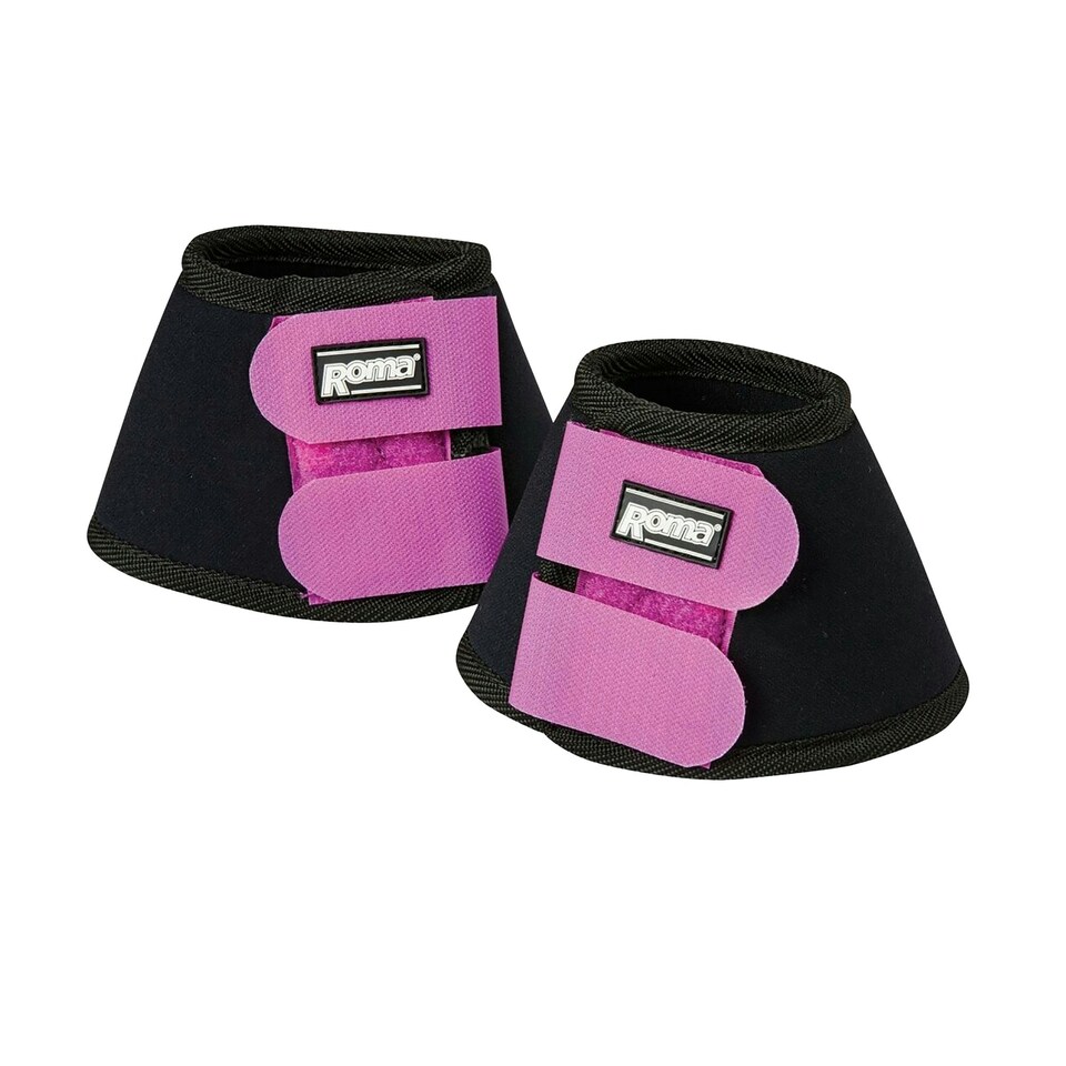 Roma Neoprene Bell Boots II - Black/Purple - Pony