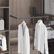 image 1 of FittingsCo, PullDown Wardrobe Rail, Extends 600 to 850mm Width, Soft Close, 15kg Capacity, White