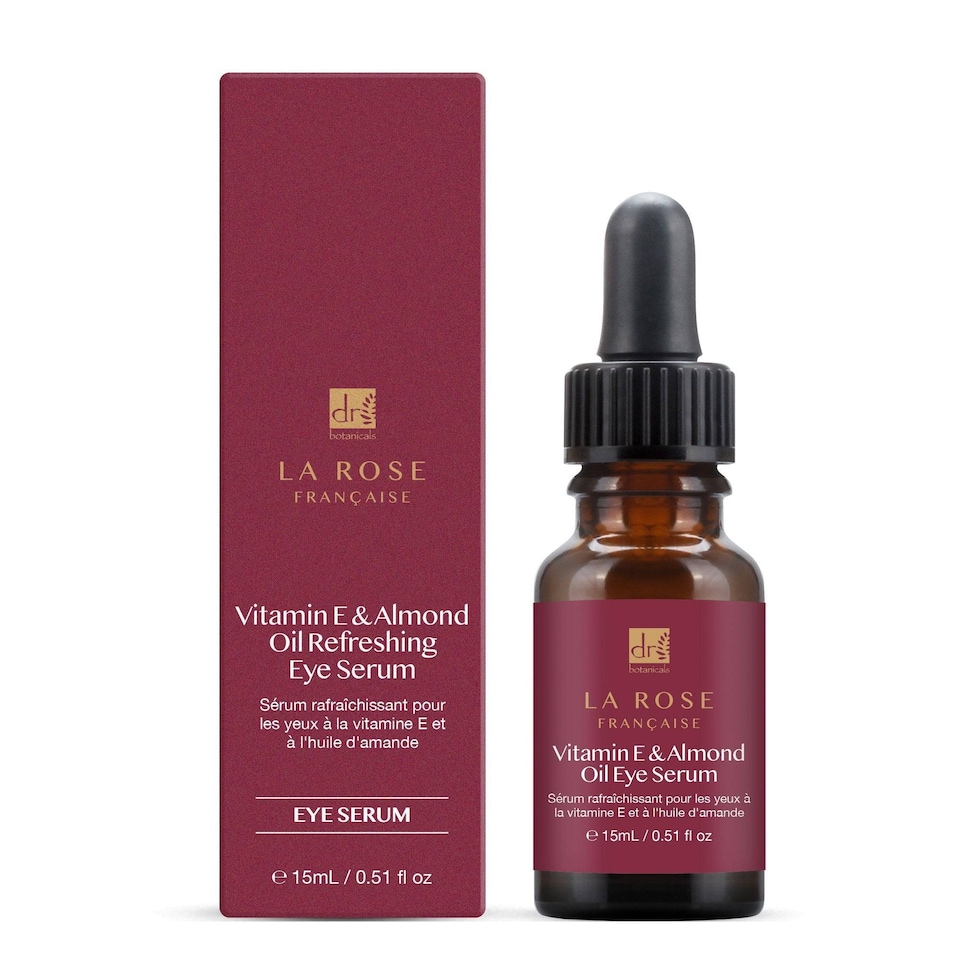 image 1 of Dr Botanicals La Rose Française Eye Serum 15ml x 2 Duo Set