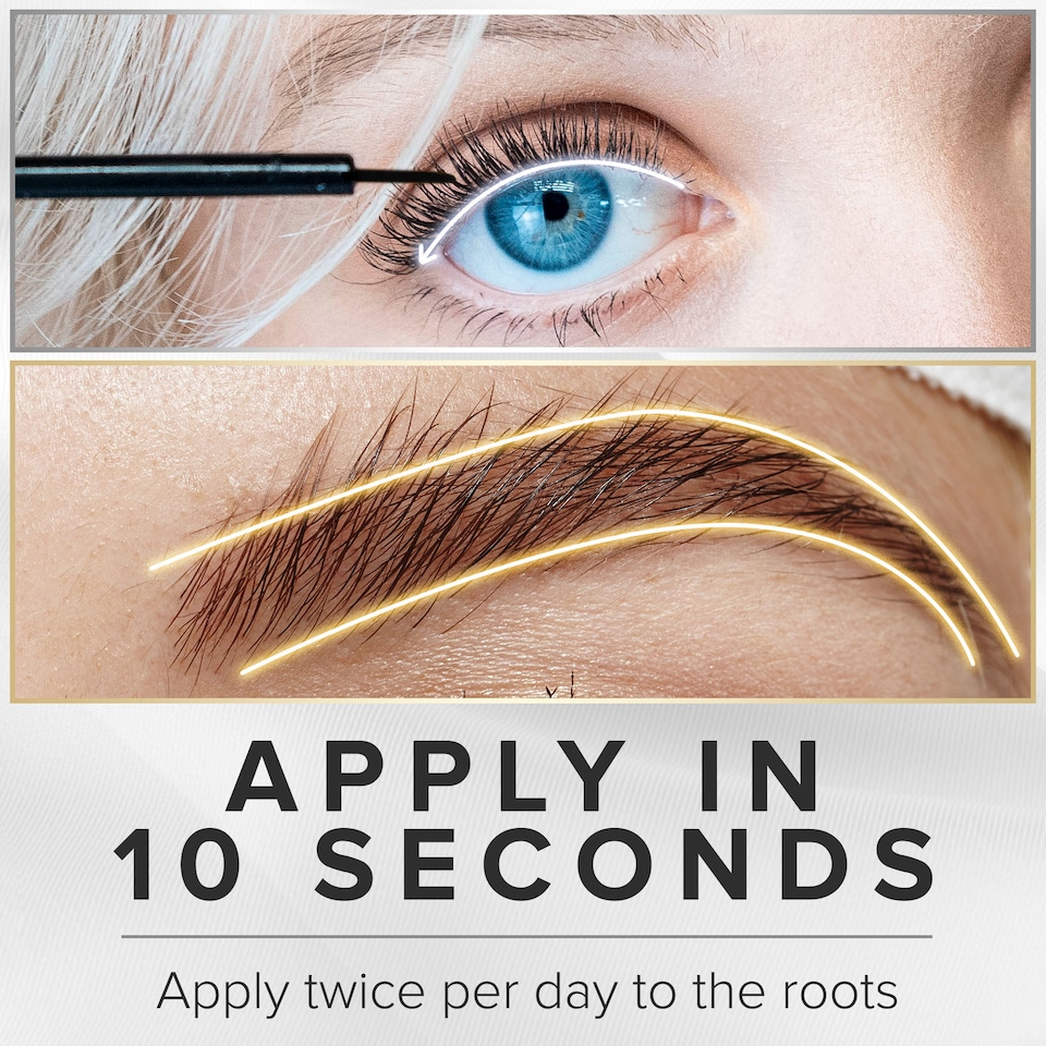 image 1 of NYK1 LashForce & BrowForce Bundle (8ml x2) Advanced Growth Serum for Longer, Fuller, Thicker Lashes & Brows