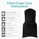 image 7 of Chair Cover Spandex Polyester Stretch, Flat Dining Slipcovers - 10pcs