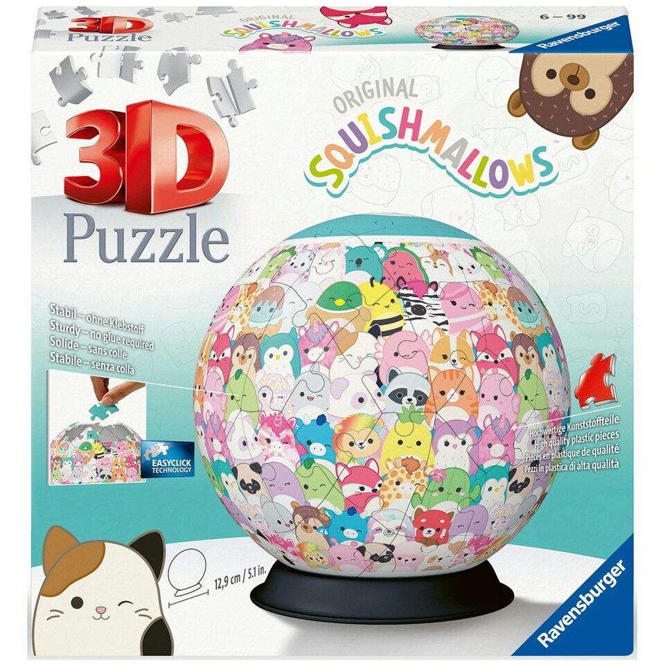 image 1 of Ravensburger Squishmallows 3D Puzzle Ball
