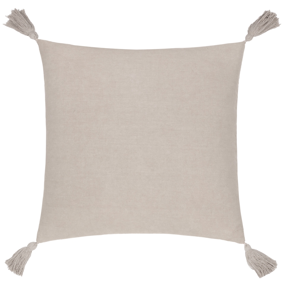 image 1 of Yard Larch Woven Cushion, Stone, 45 x 45cm
