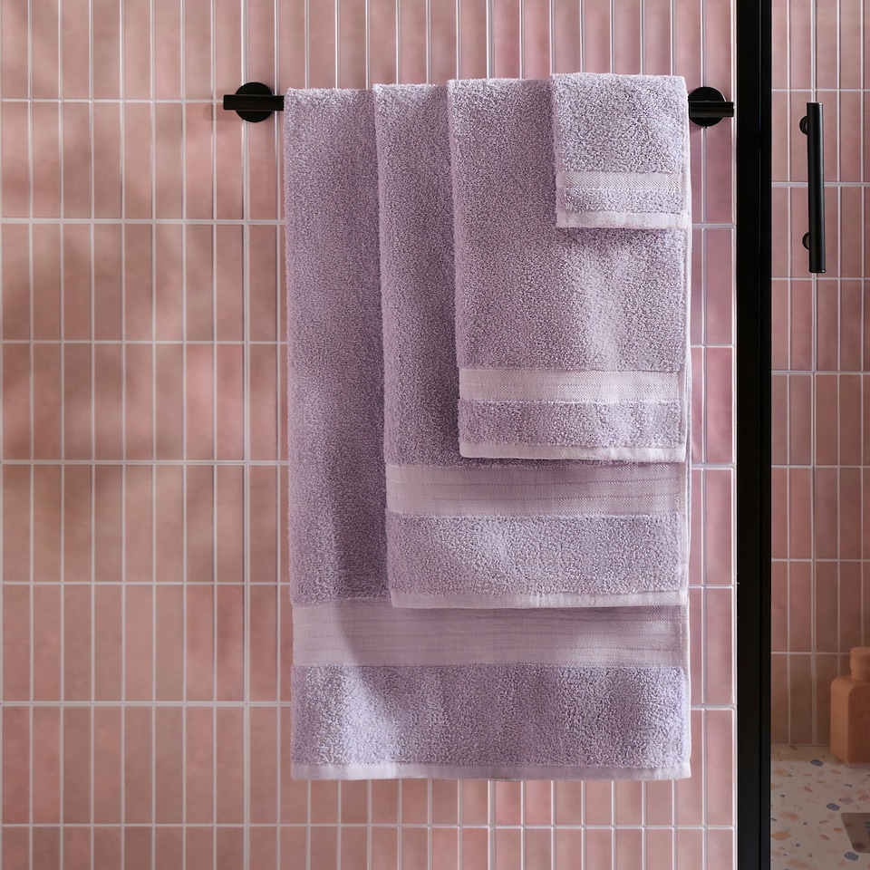 image 1 of OHS 4 x Luxury 100% Cotton 500GSM Bathroom Face Cloth Towel Purple | Lilac | Face cloth