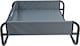 image 2 of Actiaspet Elevated Dog Bed Steel Frame Raised Pet Cot Black or Grey (Grey, Medium)