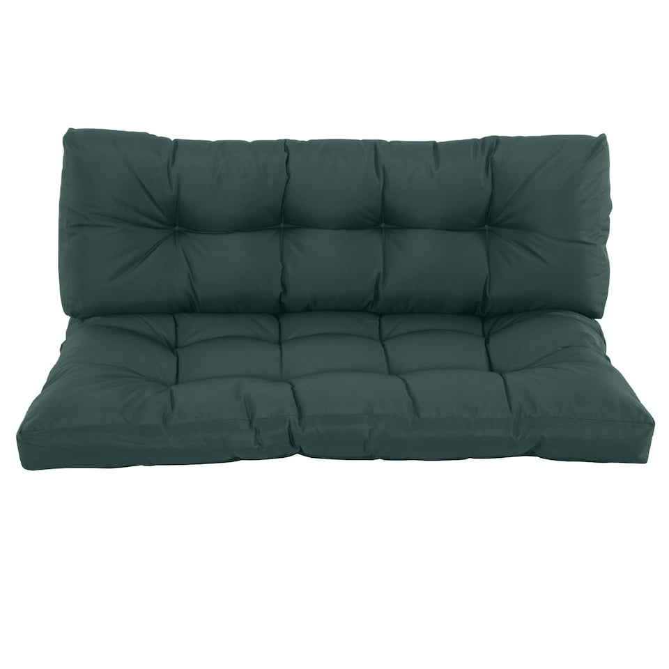 image 1 of Outsunny 2Pcs Tufted Pallet Cushions Seat Pad Back Cushion Indoor Outdoor