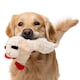 image 2 of Lambchop Ultra Plush Dog Toy with Squeaker Medium | White | Size?: Medium