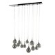 image 1 of BHS Carmella Diner Ceiling Pendant Bar | Silver | Smoke | 1