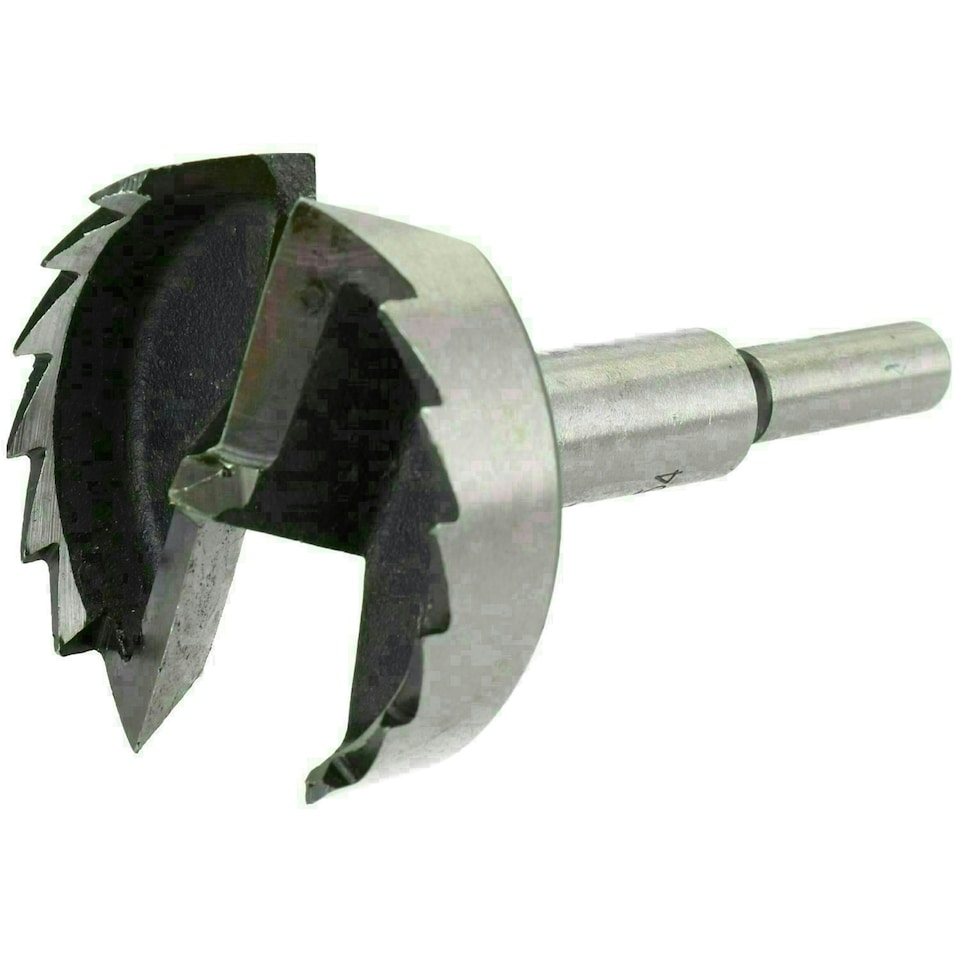 image 1 of 54mm Forstner Bit 3/8" Shank Boring Hole Cutter Flat Wood Drill Bit Woodworking