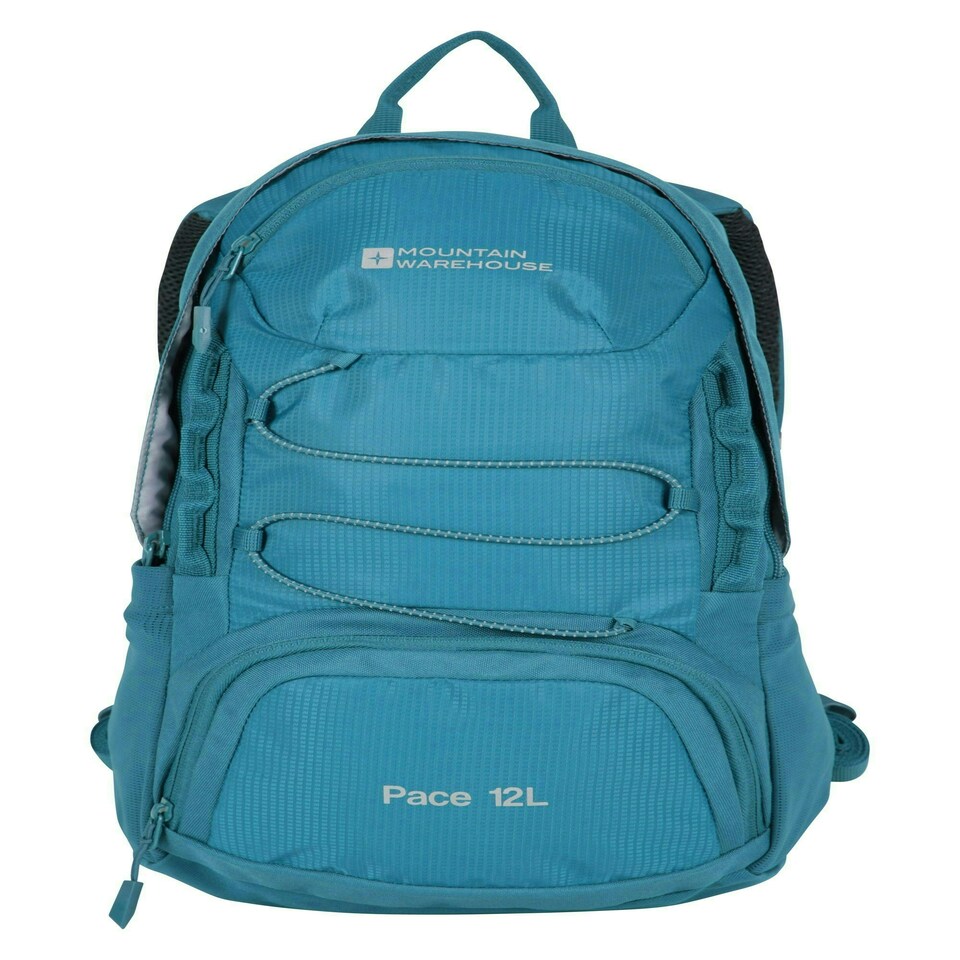 image 1 of Mountain Warehouse Pace 12L Rucksack Lightweight Hydration Compatible Backpack Blue | Teal