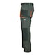 image 3 of ArtMas Grey Orange Work Trousers for Men  Durable Design with Knee Pad Pockets Cargo Storage and Reinforced Seams Size UK36