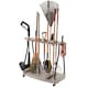 image 1 of Suncast Garden Tool Rack with Wheels Brown