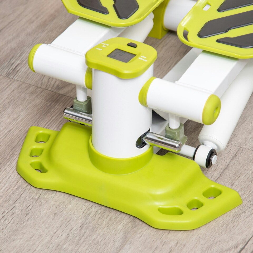 image 1 of HOMCOM Portable Mini Stepper Step Machine for Home Gym Office Exercise Workout