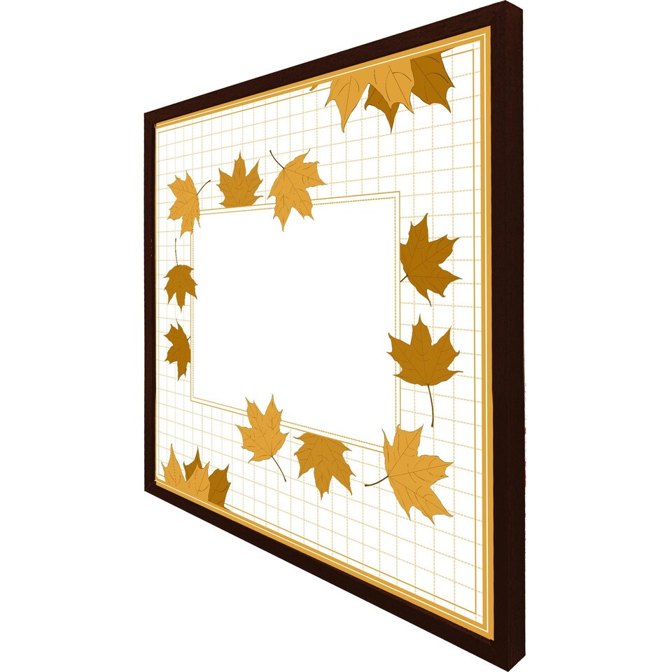 image 1 of Golden autumn (Picture Frame) White | L
