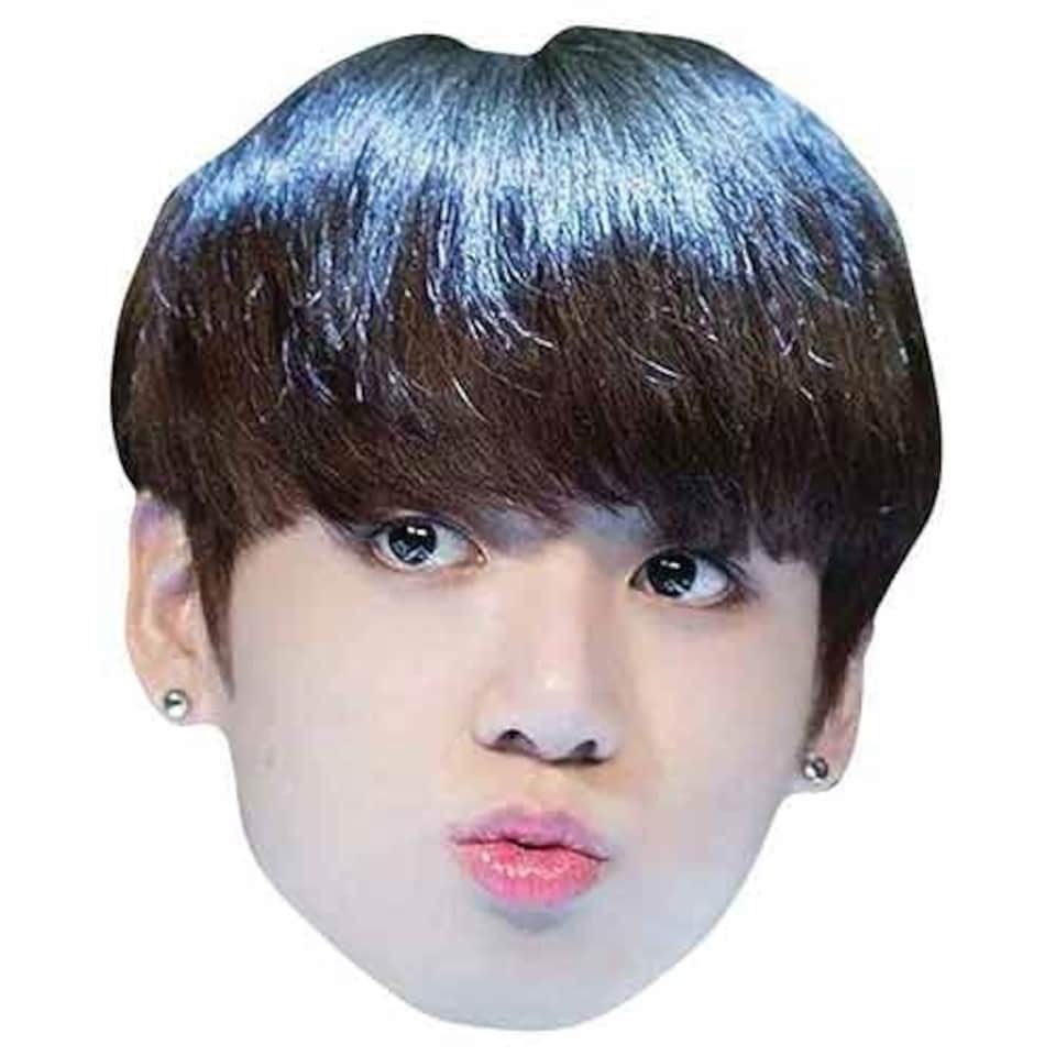 BTS K-Pop Jungkook Jeon Jeong-guk Cardboard Face Mask