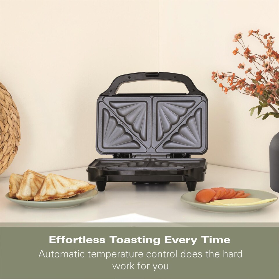 image 1 of Hamilton Beach 2 Slice Deep Fill Sandwich Toaster