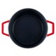 image 5 of Cooks professional Cast Iron Casserole Dish 20cm - Ovenproof Pan with Lid | Red | Red | 1