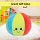 image 3 of Beach Ball Soft Toy Cute Plushie Huggable Cuddly Stuffed Toy 16cm Multi