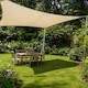 image 1 of 5m x 4m Rectangle Pro Waterproof Ivory Garden Sail Shade