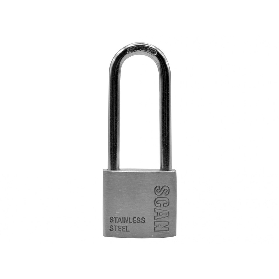 Scan Stainless Steel Padlock | Multi | Multi Colour | 38mm Long Shackle | 1