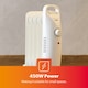 image 3 of GEEPAS Mini Oil Filled Radiator Heater 450W, 5 Fin