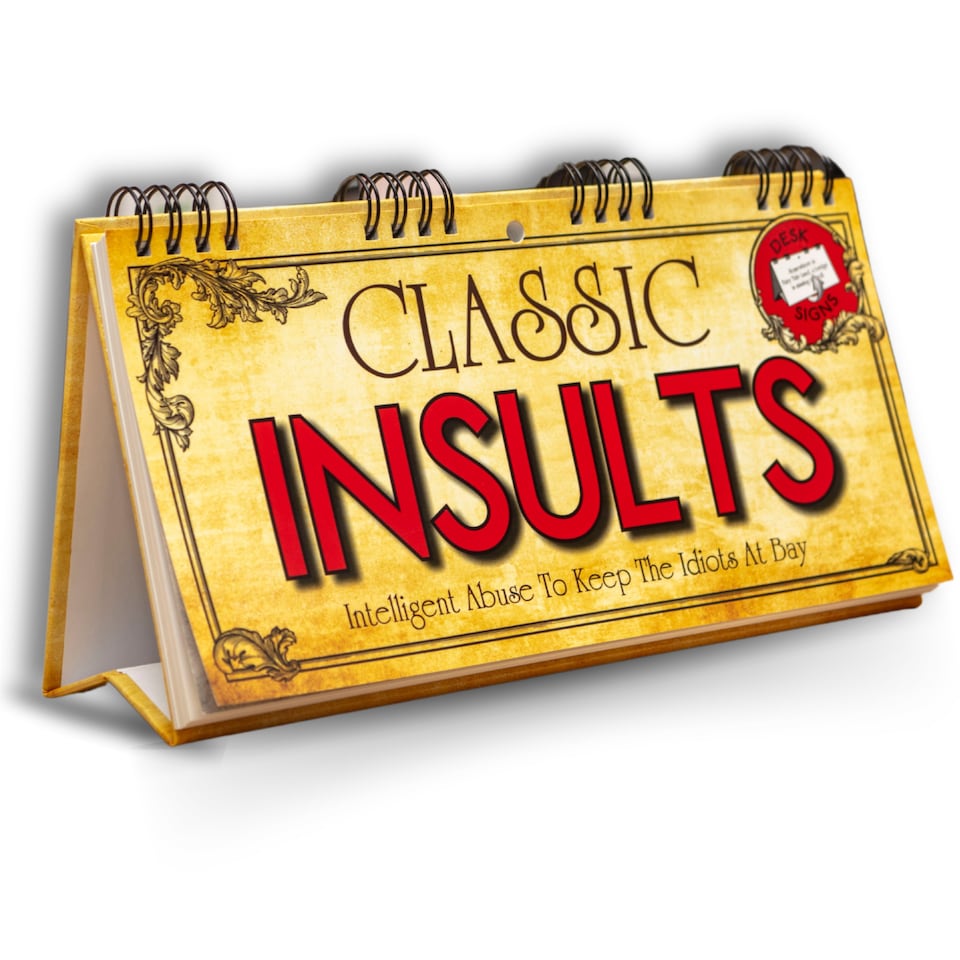 image 1 of Classic Insults Flip Book