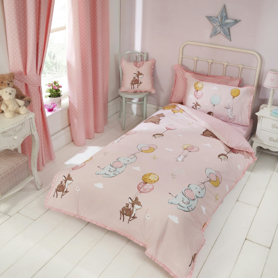 image 1 of Float Away Polycotton Kids Duvet Cover Set with Pillowcase Multi | Single