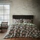 image 1 of Edinburgh Weavers Magali Leaf Premium Cotton Sateen King Duvet Cover Set