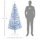 image 3 of HOMCOM Artificial Fibre Optic Christmas Tree Seasonal Decoration w/ 26 LED