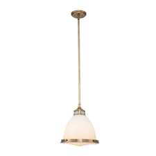 Hinkley Amelia Dome Pendant Ceiling Light Heritage Brass