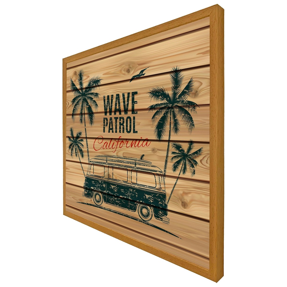 image 1 of California wave patrol (Picutre Frame) Brown | M
