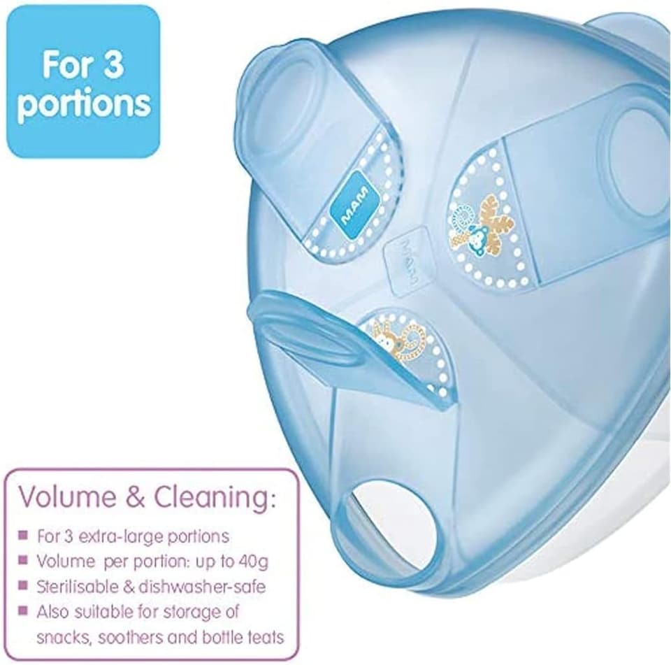 image 1 of MAM Baby Milk Powder Box Sterilisable & Dishwasher Safe
