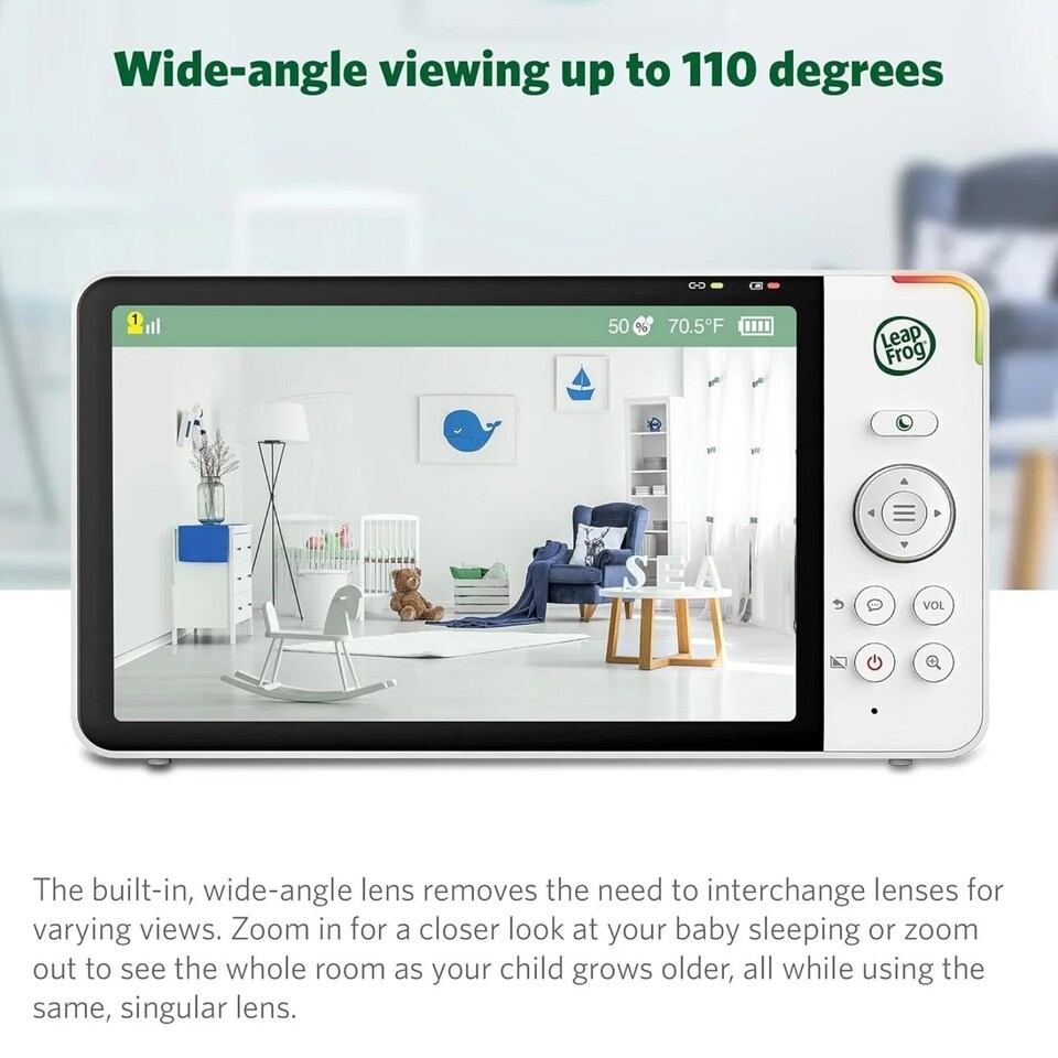 image 1 of LeapFrog LF915HD 5" HD Pan & Tilt Baby Monitor