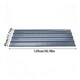 image 3 of Living and Home Set of 12 Steel Corrugated Panels - Charcoal Black