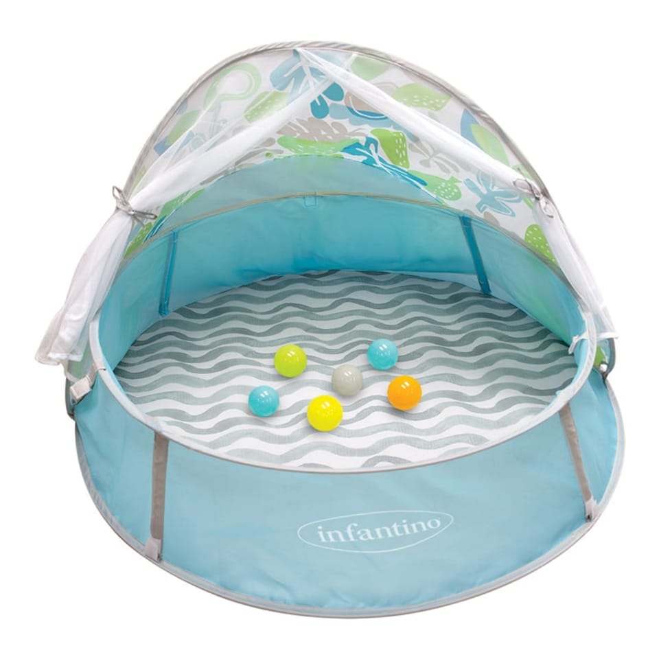image 1 of Infantino Ball Pit With UV Protection Canopy And Mosquito Net
