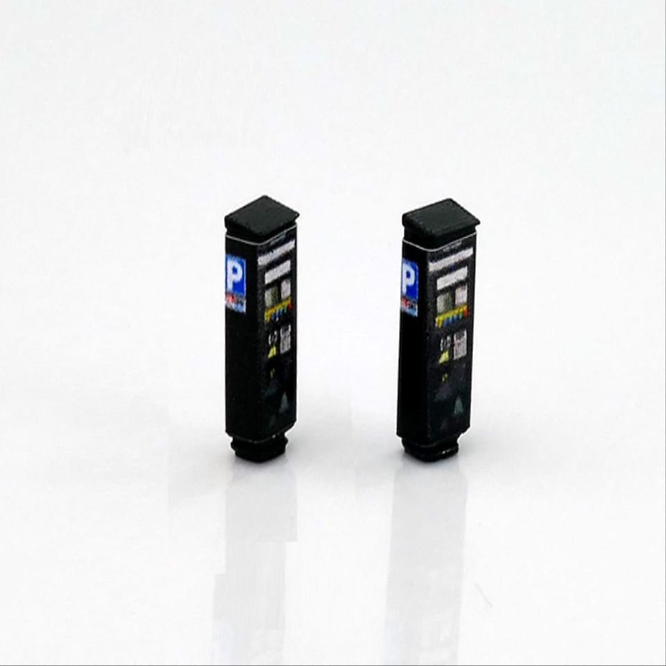 image 1 of GM Structures Pay & Display Parking Machines 2pcs (Pre-Built)