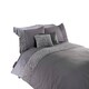 image 5 of Limoges Polycotton Floral Duvet with Pillowcase White | Super King