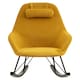 image 1 of Interiors by Premier Kolding Yellow Rocking Chair Yellow