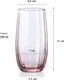 image 7 of Linka Coloured Glasses Sets Glassware Cup Tall Short Cocktail Tumblers | Multi | Pink 380ml + 500ml | Set of 12