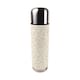 image 4 of Beige Leopard Print Large Reusable Thermal Flask