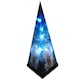 image 1 of 35cm Battery Operated Laser Pyramid Christmas Decoration - The Snowman and Friends