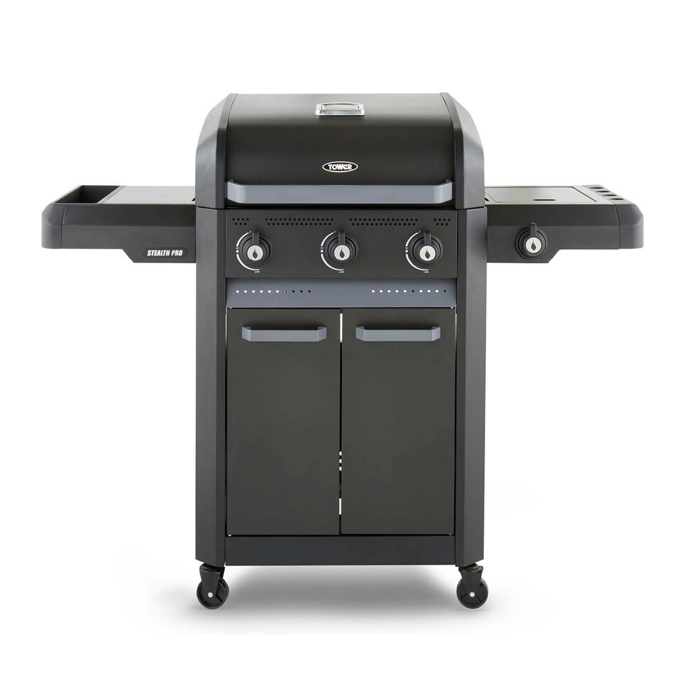 image 1 of Tower T978525 Stealth Pro Four Burner BBQ