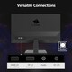 image 7 of Z-EDGE UG27F 27 inches 180Hz IPS FHD 1080P LED Gaming Monitor, HDMI(2.0)x1 and DP(1.4)x1 Support HDR FreeSync 1MS Response Time | Black | 1