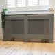 image 2 of Stylish MDF Diamond Grey Radiator Cover - Large