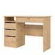 image 3 of Function Plus 4 Drawer Desk Handleless Drawer in Jackson Hickory Oak
