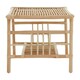 image 3 of Interiors by Premier Elegant Rattan Rectangular Coffee Table With Glass Top, Versatile Cane Furniture, Sturdy Outdoor Table Cream