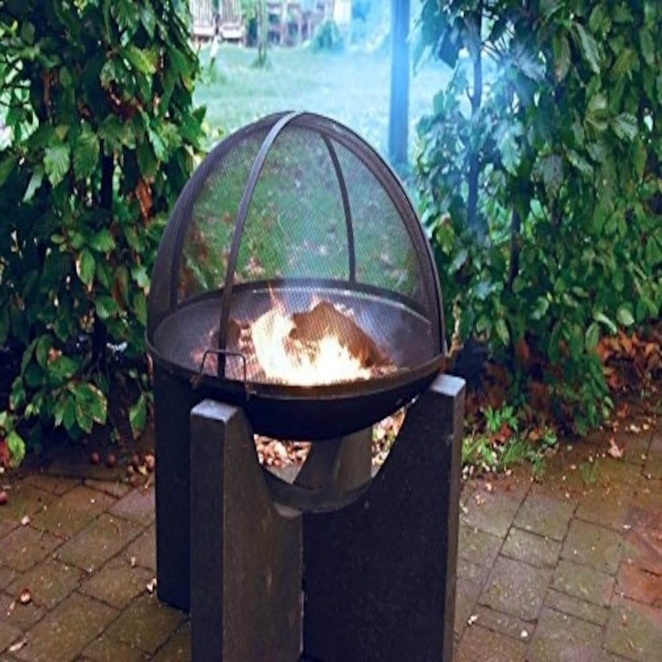 image 1 of Foldable Mesh Fire Screen Panel