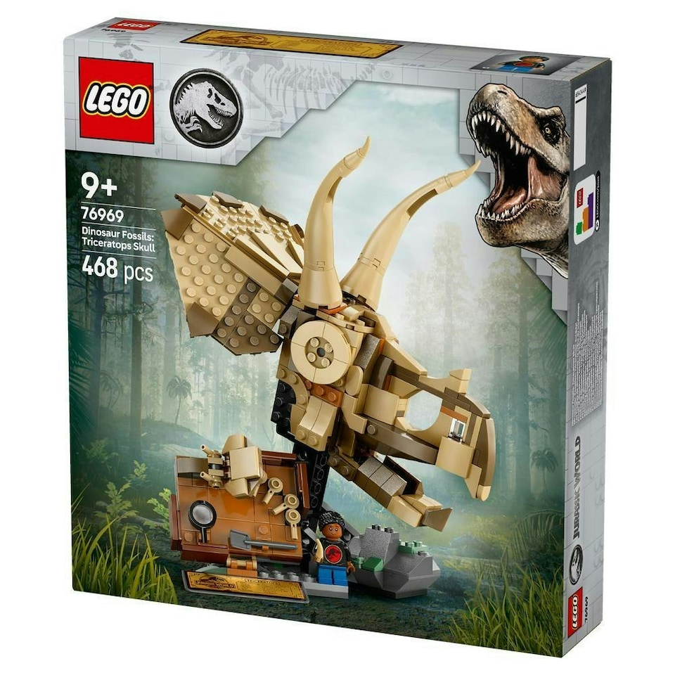 image 1 of LEGO Jurassic World Dinosaur Fossils: Triceratops Skull Set 76969